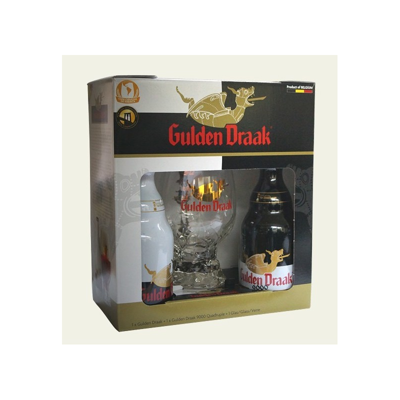 Gulden Draak komplekt 2x33cl + klaas