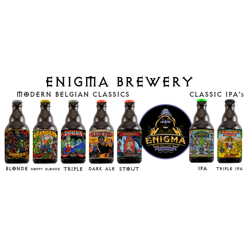 ENIGMA tasting set 13x33cl + Glass !