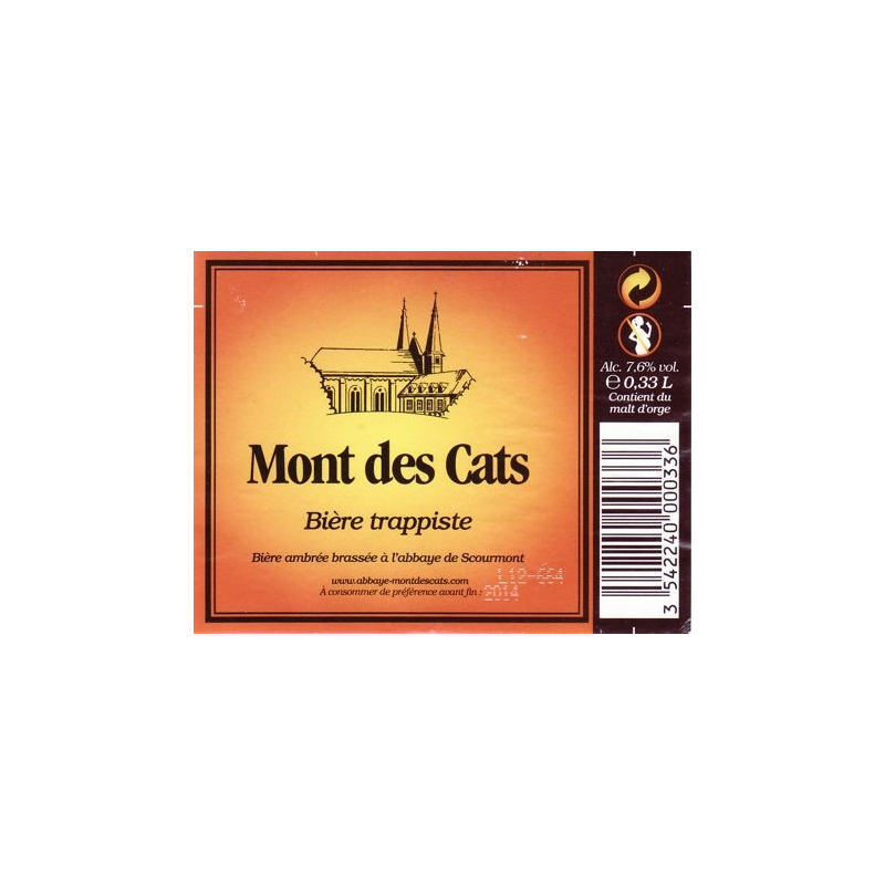 Mont des Cats 33cl Mont des Cats 33cl
